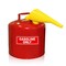 Fuel Stickers Gasoline Label: Gas Sticker for Fuel Can & Outdoor Power Equipment, Hvy-Dty, 6''x2'', 2PK Z-262GAS-2PK - alternate 2